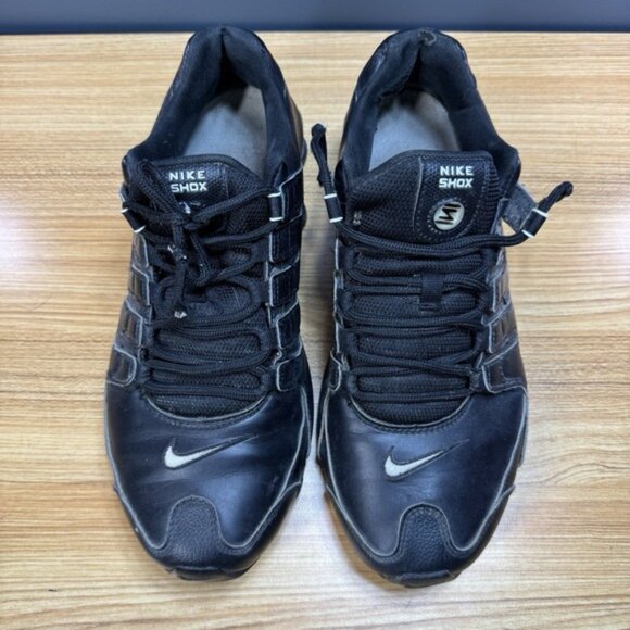 Nike Shoes Men US 10.5 Shox NZ Triple Black Athletic Sneakers 501524-091 - Picture 8 of 10